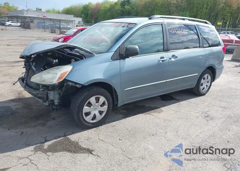 2005 Toyota Sienna Le z USA, uszkodzony, nr VIN 5TDZA23C35S314137